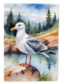 Western Gull Bird Garden Flag Mailbox Decorative Yard Banner Outside Patio Artwork for Flower Beds, Garden Size, Multicolor
