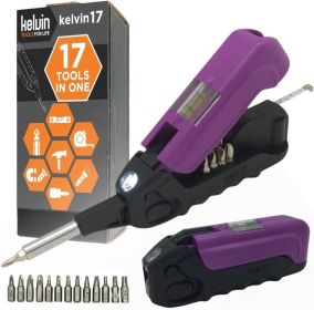 Kelvin 17 - The Everyday Multitool - Black (Color: Purple)
